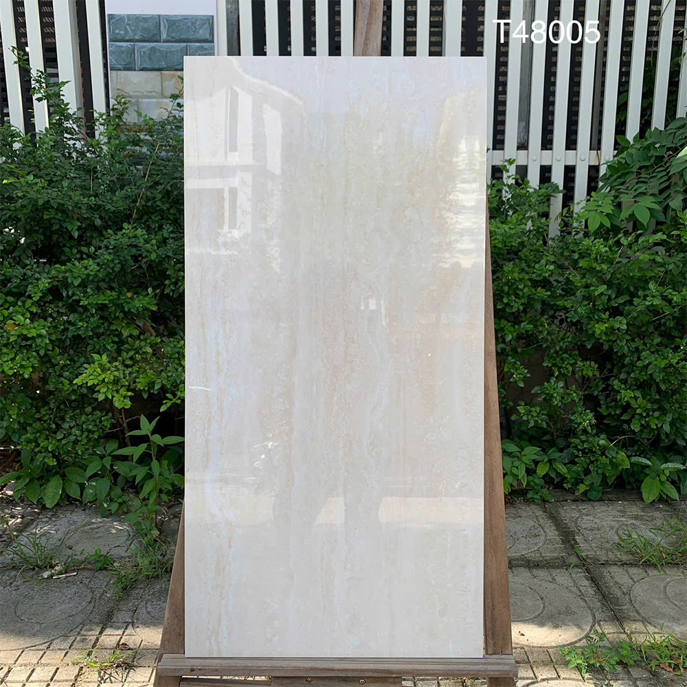 Gạch vân đá Travertine 40x80 cm Màu vàng T48005 Loại 1